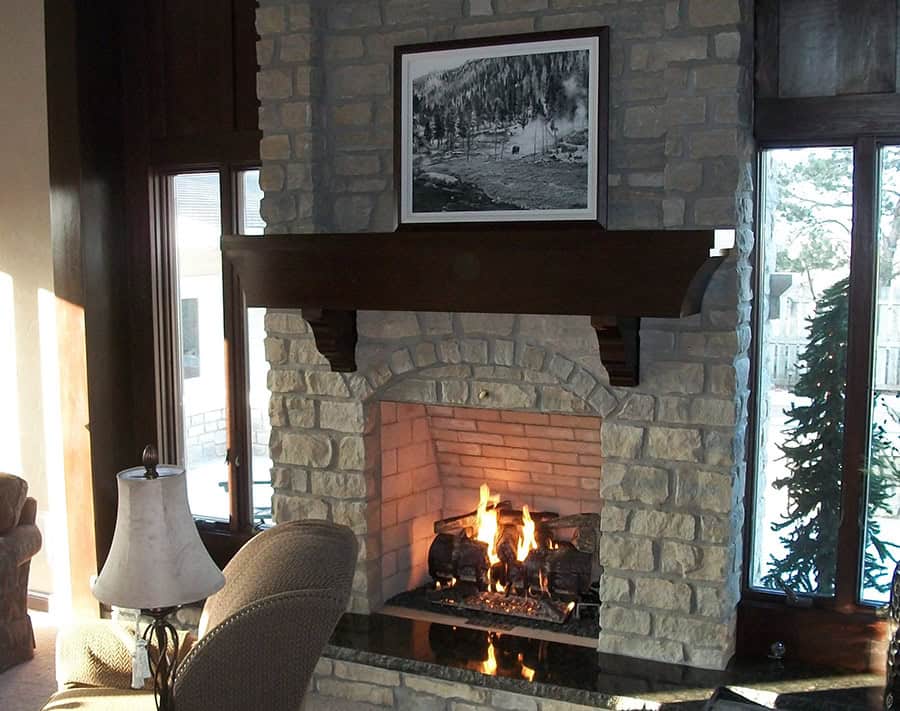 Gas log convert